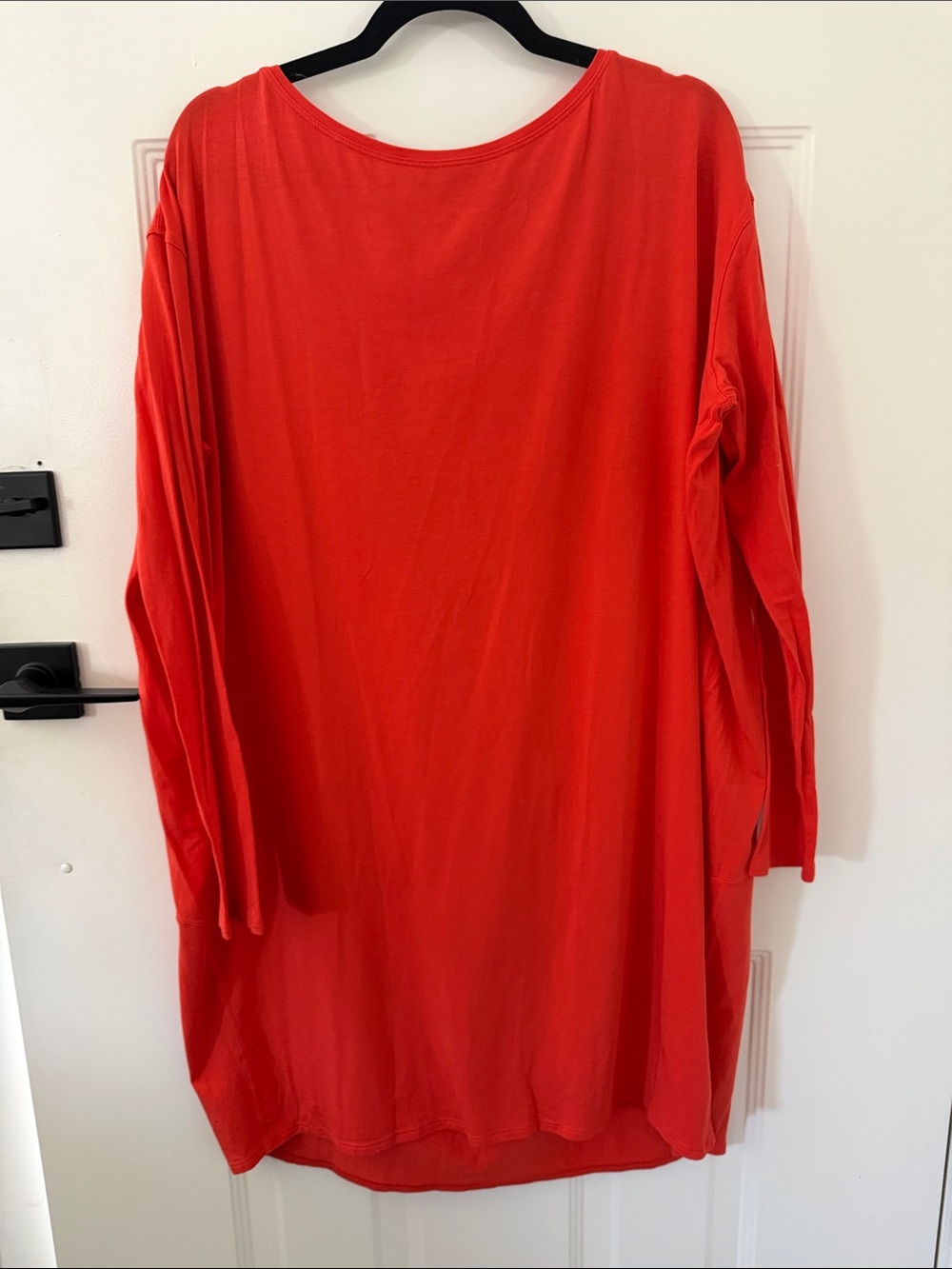 lululemon athletica Bright Red Long Sleeve Midi Dress